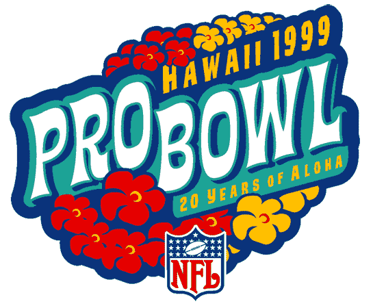 Pro Bowl 1999 Primary Logo DIY iron on transfer (heat transfer)